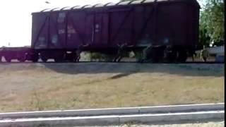 Meanwhile in Russia - Russian soldiers pushing the train