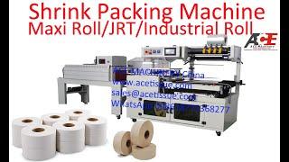 Automatic Kitchen Towel Shrink Packing Machine for Maxi Roll Industrial Roll Tissue