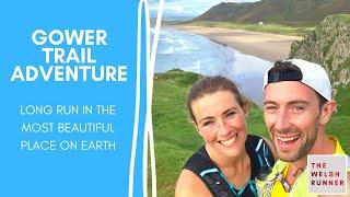 GOWER TRAIL ADVENTURE - LONG RUN OVER THE MOST BEAUTIFUL WELSH COAST LINE IN NIKE TRAIL PEGASUS 2