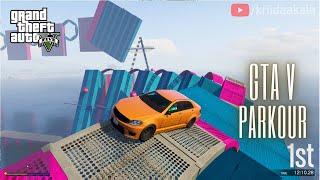 gta5 5.36km long and 52% success rate fun parkour |GTA V