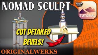 Nomad Sculpt Tutorial: Cut Detailed Bevels Quickly!