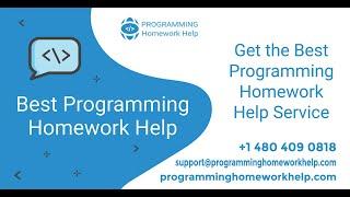 The Best Programming Homework Help Services | Grade A Guaranteed | Affordable Prices