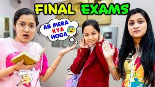 FINAL EXAMS | Study Ki Tension Badh Gayi  | Kya Plan Hai Ab? | Cute Sisters