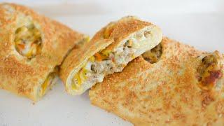 Cheesy Sausage and Onion Bread Recipe