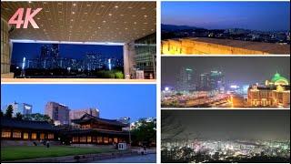 [4K] [EN/KR CC] 5 Best Night Views of Seoul, South Korea