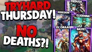 I TRIED NOT TO DIE A SINGLE TIME IN AN HOUR LONG VIDEO! (Tryhard Thursday)