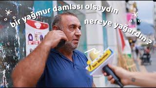 Bir Yağmur Damlası Olsaydın , Nereye Yağmak isterdin ? #sarımikrofon