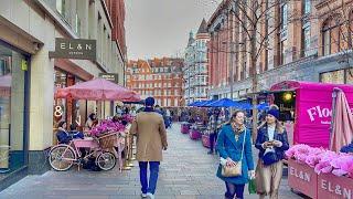 London Walk in Knightsbridge | Harrods & Sloane Street London Luxury Window Shopping[4K HDR]