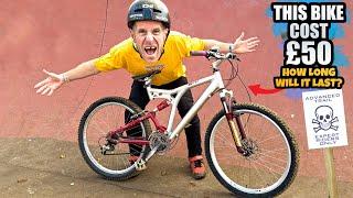 THIS BIKE COST £50 HOW LONG WILL IT LAST? - CHEAP BIKE CHALLENGE