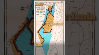 El mapa de Palestina que explica cómo nació Israel