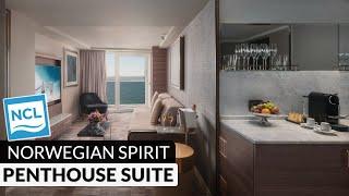 NCL Spirit | Penthouse Suite with Large Balcony Full Tour & Review 4K | Category SH