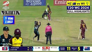 NZ W vs WI W Semi Final Highlights | New Zealand vs West Indies Women T20 World Cup Highlights 2024