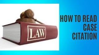 Importance of case citation#How to read case citation #Jurisprudence