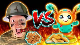 Dino Nuggies VS Chicken Nuggets - Who Will Win?