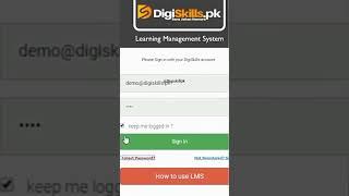 how to forget password || forget password of lms #Digiskillpk