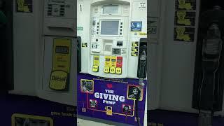 The @shell Giving Pump will feature  @staugpurpleknights GivingPump #GivingBack #Charity #Donate