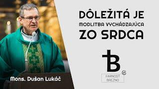 Dôležitá je modlitba vychádzajúca zo srdca. │ o. Dušan Lukáč