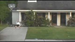 cheerleading fail in driveway