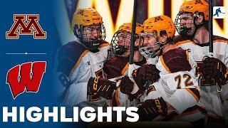 Minnesota vs Wisconsin | NCAA College Hockey | Highlights - January 31, 2025