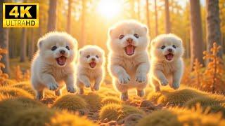 A Joyful Paradise Amazing Colors Of Adorable Wild Baby Animals With Relaxing Music  Gentle Music