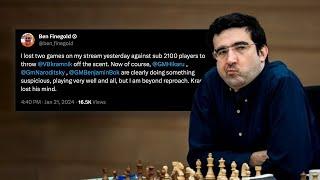 Ben called Kramnik out on Twitter, and He Responded