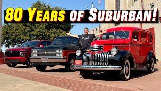 Here's How Chevy's Full-Size Suburban (and Tahoe) SUV Has Evolved Over the Past 80 Years!