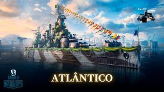 World of warships BR - O Novo Navio de Guerra Brasileiro - O Incrível Atlântico