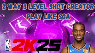 THIS SHAI GILGEOUS-ALEXANDER BUILD IS SO GOOD!! | ALL AROUND PG FOR REC/PARK NBA 2K25