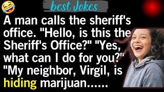 New jokes: A man calls Sheriff's !!!. | Old man Jokes 