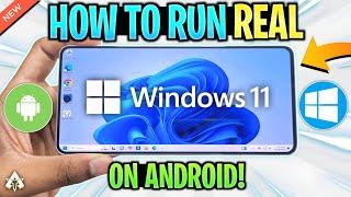 HOW TO RUN WINDOWS 11 ON ANDROID IN 2025 (REAL)