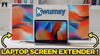 REVIEW and TEST the KWUMSY S6 Laptop Screen Extender