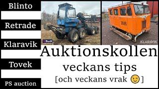 Maskinauktioner v.46 - Ford TW-15 - Volvo F12 Globetrotter Imperial - Suzuki Kingquad +Avestasvagnen