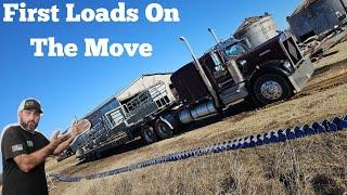 Loading Up & Trucking Out Grain Facility