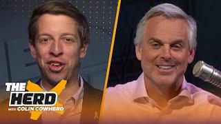 Caleb, Bears lose on last-second Hail Mary, Steelers defeat Giants, Aaron Rodgers | NFL | THE HERD