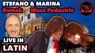 Latin poets Stefano Vittori & Marina Garanin! | Live in Latin