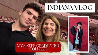 Indiana Vlog | My sister graduated!!