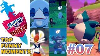 PART 07 Pokemon Sword and Shield TOP FUNNY & CUTE MOMENTS COMPILATION