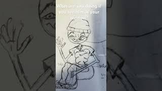 What will you do? #random drawing#realistic stick figure drawing