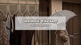 Aesthetic whatsapp bio ideas | Flamingocandy_heaven |#aesthetic | #whatsapp