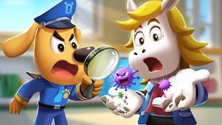 ม้าขาวเจ้าชายนักตด | ปวดท้องจัง | การ์ตูนเด็ก | นายอำเภอลาบราดอร์ | Kids Cartoon | Sheriff Labrador