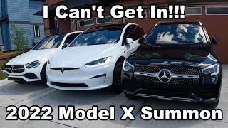 Will It Pull Out So I Can Get In? 2022 Tesla Model X!