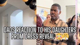 Dads REACTION to his daughters PROM DRESS REVEAL 