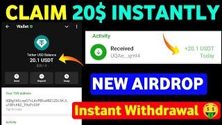 URGENT CLAIM $20 INSTANTLY | New Secret Airdrop with Instant Withdrawal | New Telegram Airdrop