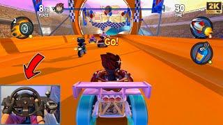 Steering Wheel Gameplay 6! All Hot Wheels️Beach Buggy Racing 2