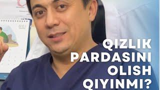 Qizlik parda qindan necha sm uzoqlikda joylashgan