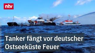 Hunderte Tonnen Öl an Bord - Tanker fängt vor deutscher Ostseeküste Feuer | ntv