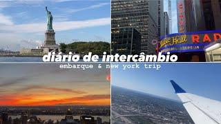 •diário de intercâmbio || embarque e viagem para Nova York•