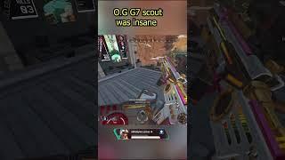 O.G G7 scout was CRAZY #apex #howtogetbetteratapexlegends