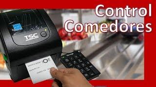 Impresora para el Control de Comedores con Recibos, RFID y Código de Barras
