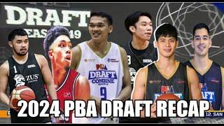 2024 PBA DRAFT RESULTS/RECAP/SEASON 49 #viralvideo #pbaupdates #brgyginebrasanmiguel #basketball